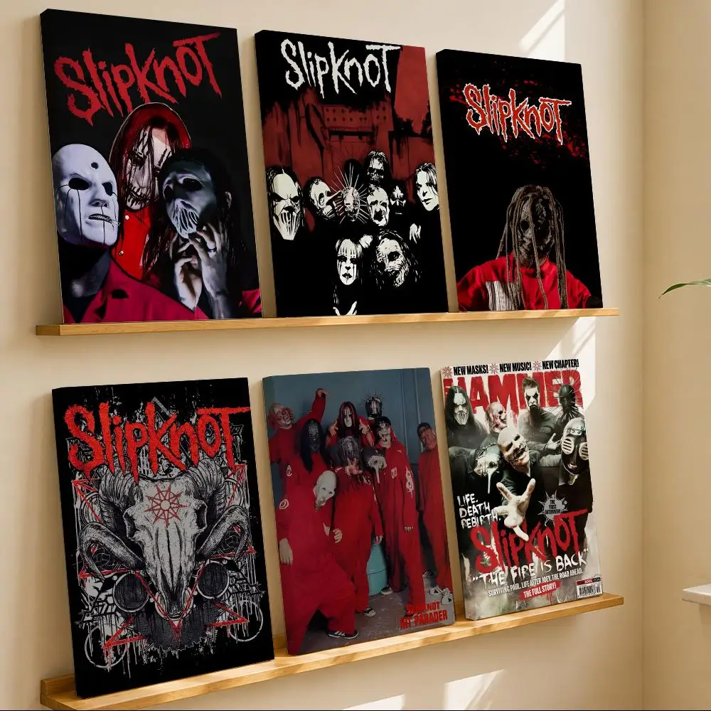 Live Rock - Rock Band S-S-Slipknot Metal Framed Wall