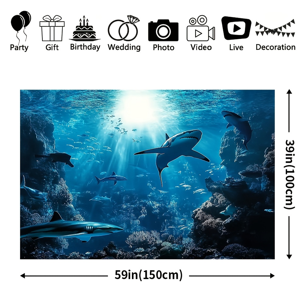 Majestic Deep Sea Shark Wall T - đánh giá và giá Ocean Aquarium