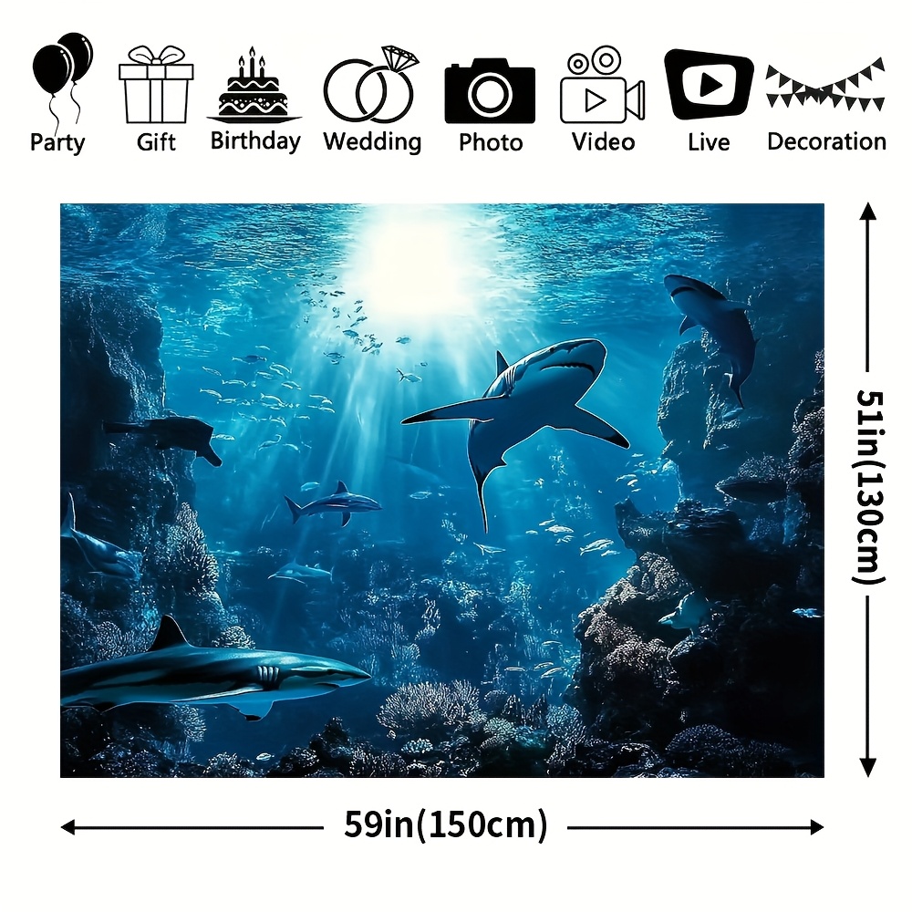 Majestic Deep Sea Shark Wall T - đánh giá và giá Ocean Aquarium