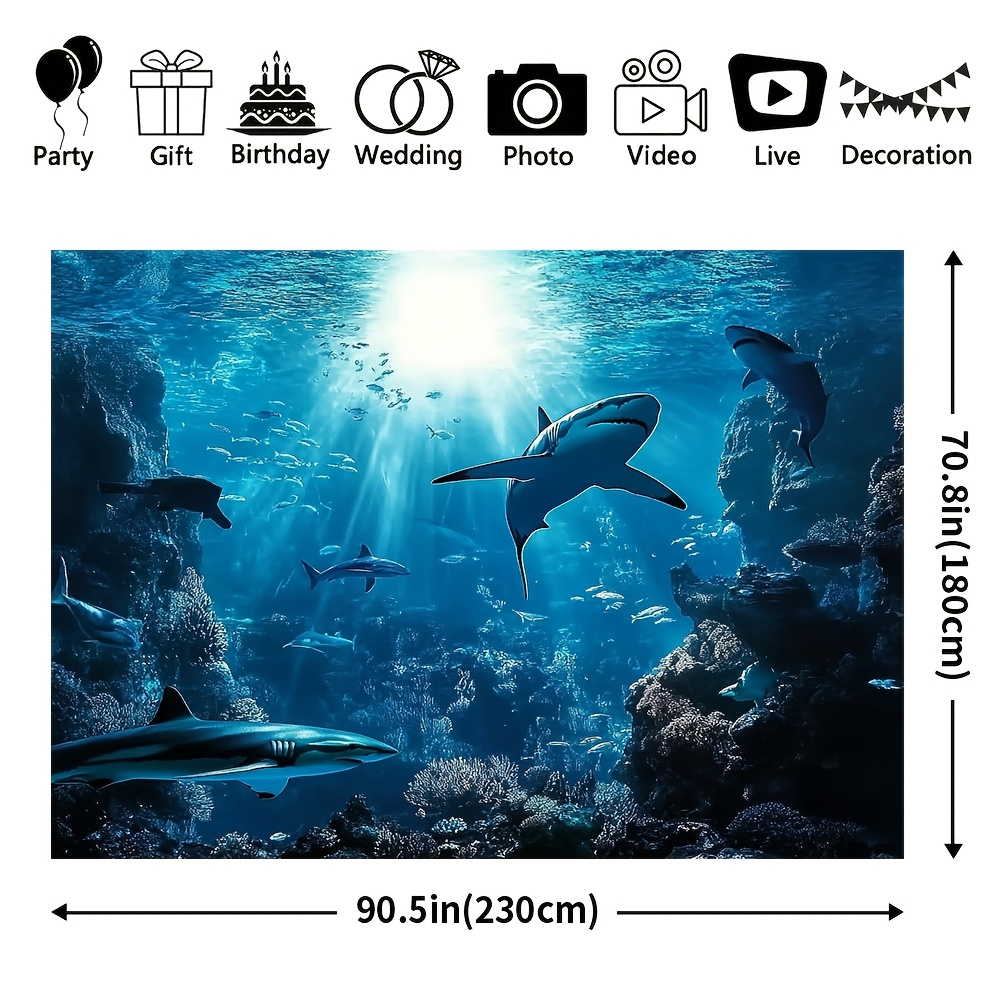 Majestic Deep Sea Shark Wall T - đánh giá và giá Ocean Aquarium