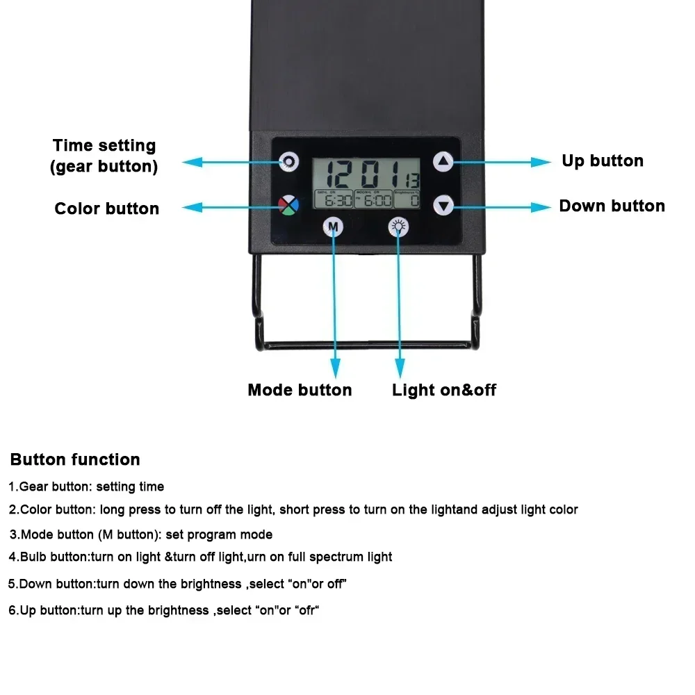 IP68 Waterproof Aquarium LED L - đánh giá và giá Reef Lighting