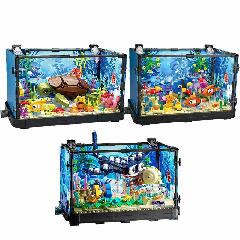 Fish Tank Building Block Set w - đánh giá và giá Marine Fish Tank