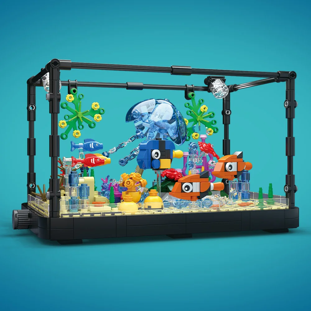 Fish Tank Building Block Set w - đánh giá và giá Marine Fish Tank