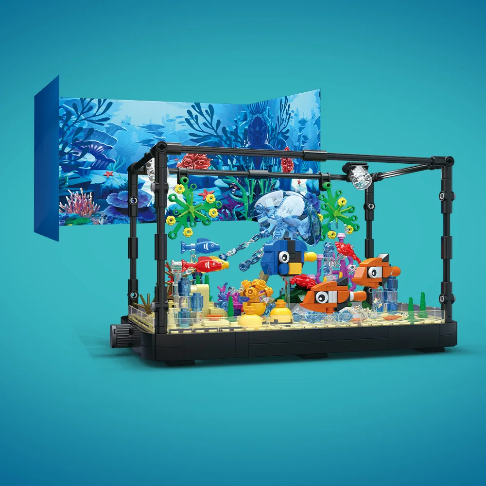 Fish Tank Building Block Set w - đánh giá và giá Marine Fish Tank